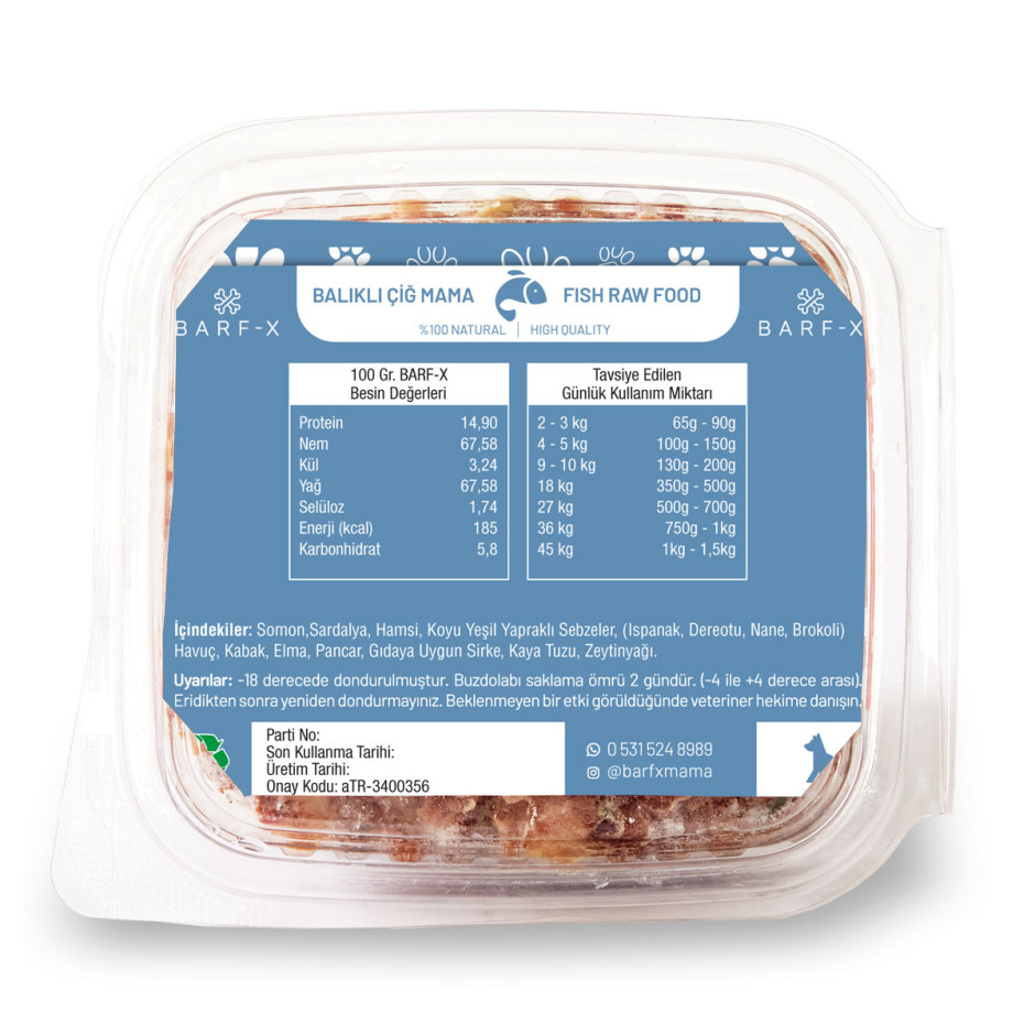 Balıklı Barfx - 200 Gr.